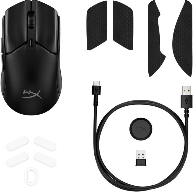 Мышь компьютерная безпроводная HyperX Pulsefire Haste 2 Mini Wireless black 7D388AA черная Киев - изображение 7