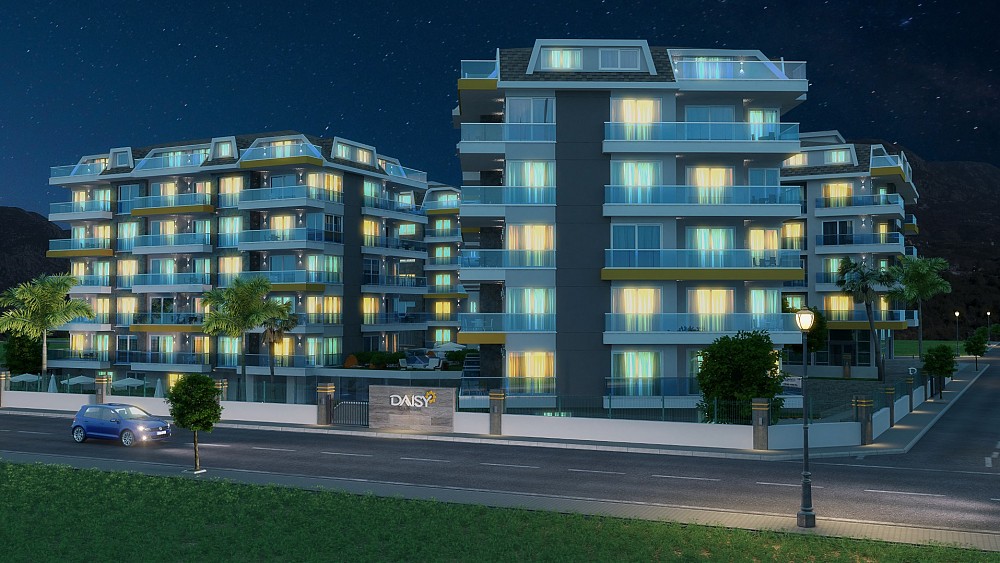 Квартиры в престижном комплексе Дейзи Резиденс, Алания, Турция Киев - изображение 2