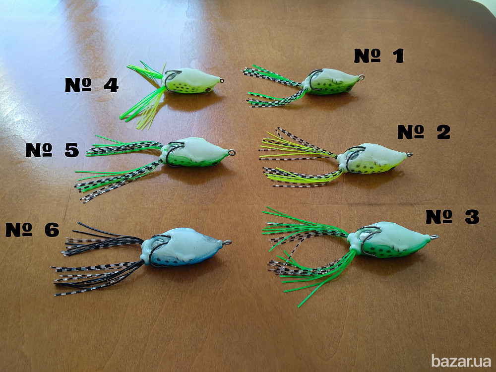 Лягушка воблер незацепляйка на щуку с хвостиком 7 гр Бориспіль - зображення 6