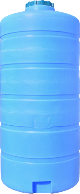 Емкость 1500 л вертикальная ПБ голубая Киев - изображение 2