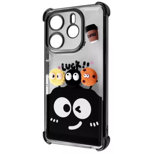 Чохол WAVE Winkie для Xiaomi Redmi Note 14 4G UA Black/Splash (Код товару:42104) Харьков - изображение 1