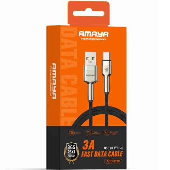 Дата кабель Amaya 310C USB to Type-C 3A (1m) Херсон