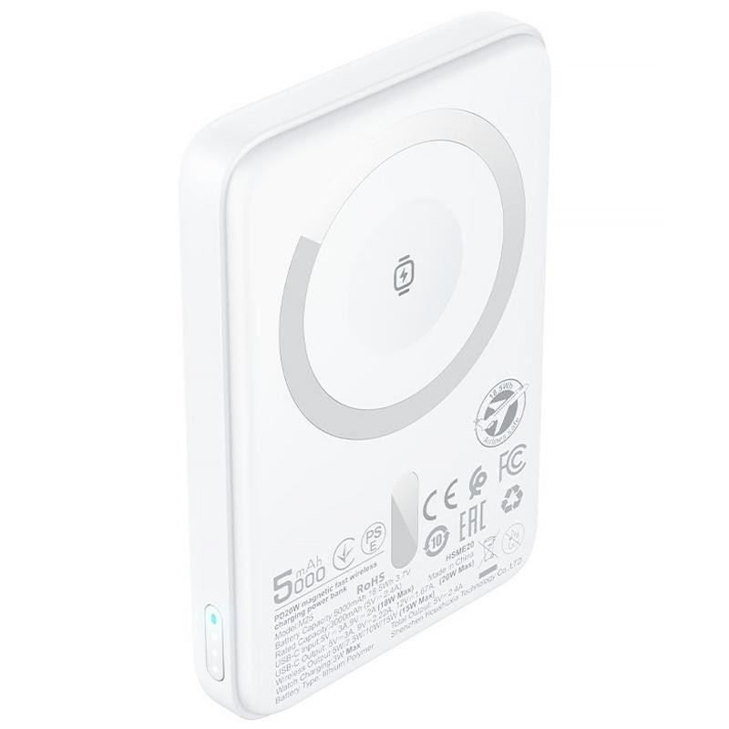 Портативное ЗУ Power Bank Acefast M25 20W с БЗУ+iWatch 5000 mAh Херсон - зображення 4