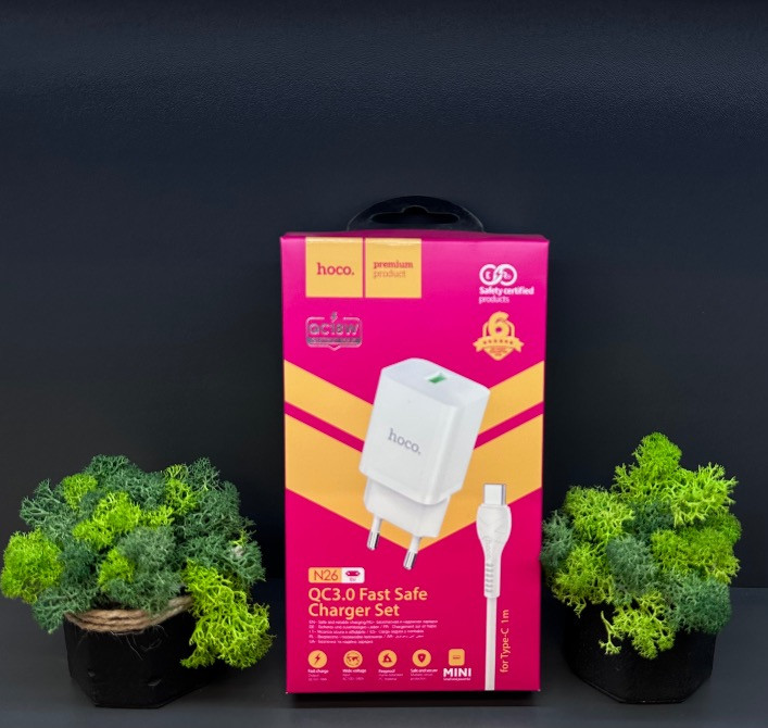 Швидкі зарядні пристрої Hoco, LDNIO, Tornado — QC3.0 / PD 20W Черновцы - изображение 7