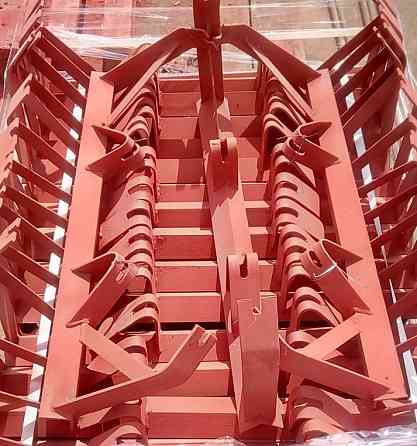 Роликоопоры для щебня и руды из швеллера, желобчатые в сборе с роликами Київ