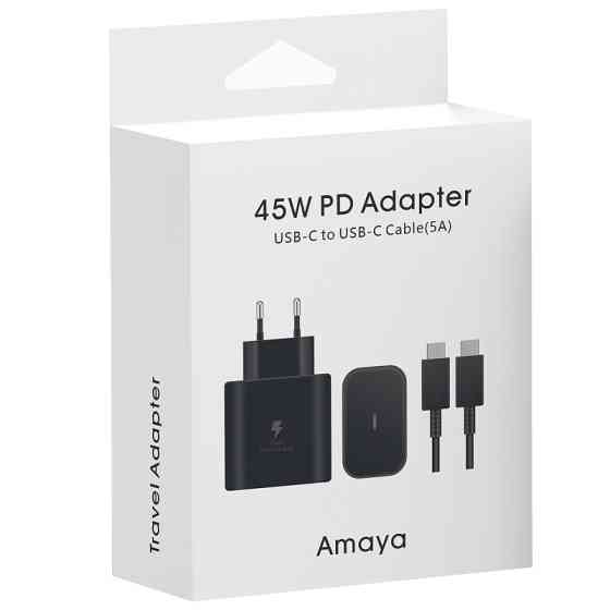 СЗУ Amaya SC45CC PD45W (1USB-C) + кабель Type-C to Type-C Херсон