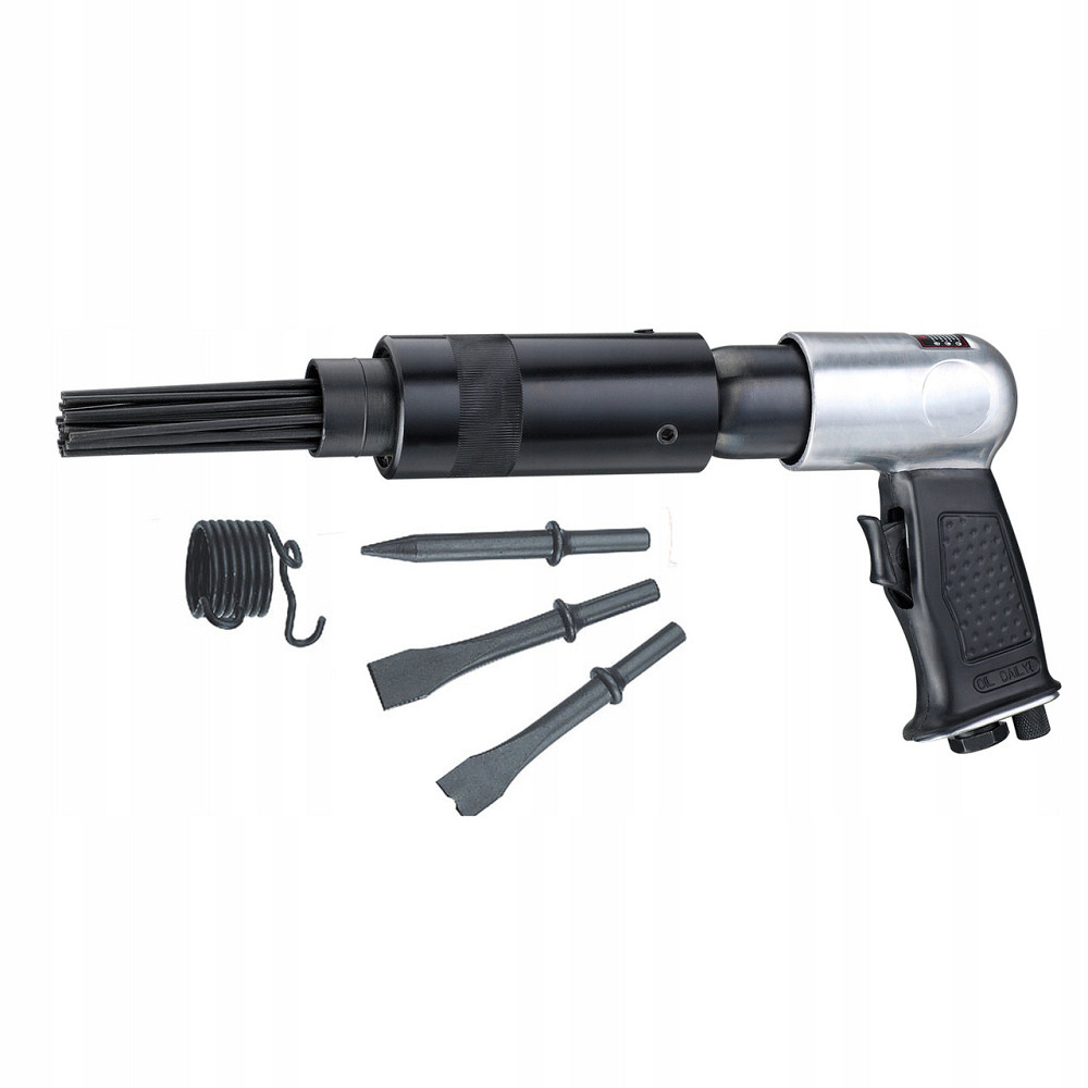 Пневмомолоток 2 в 1 с набором зубил и игольчатой насадкой AIRKRAFT AT-8039DA Харків - зображення 8