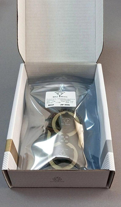 Антенна 5,8 ГГц 10W 11 dBi RHCP FPV «Кленовый лист» c круговой поляризацией, RP-SMA разъем Дніпро - зображення 4