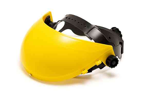 Щиток защитный газонокосильщика MASTERTOOL с наголовником с металлической сеткой 81-0016 Харків