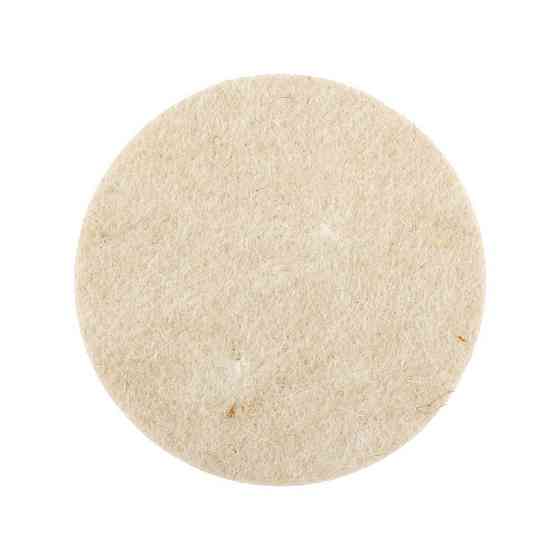 Круг полировочный MASTERTOOL на липучке из натурального войлока мягкий влагостойкий 6 мм Ø 100 мм на Харків