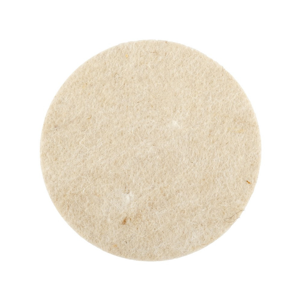 Круг полировочный MASTERTOOL на липучке из натурального войлока мягкий влагостойкий 6 мм Ø 100 мм на Харків - зображення 4