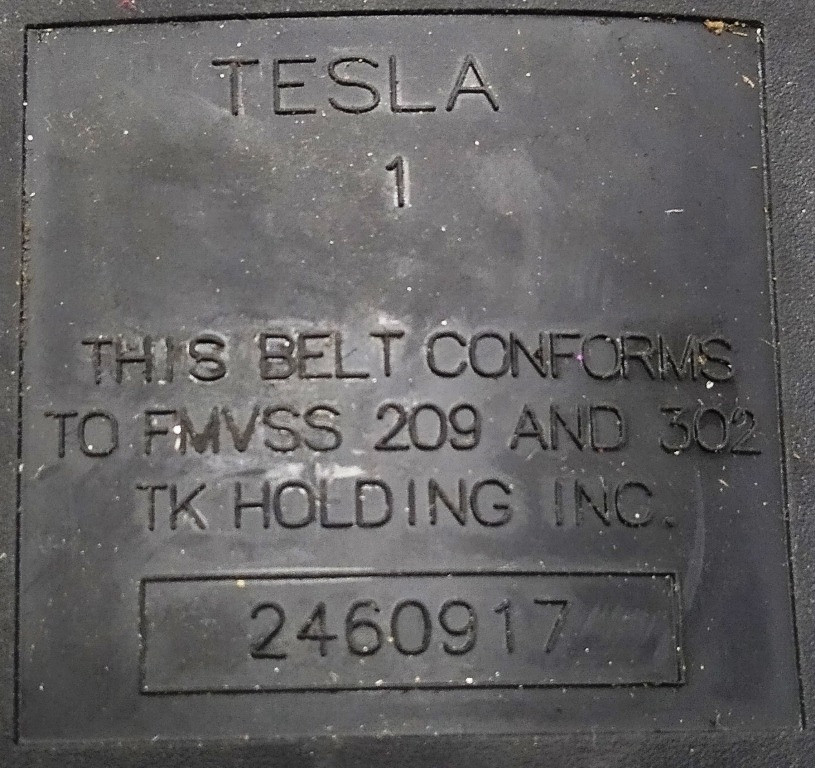 Замок ремня безопасности пассажирского сиденья Tesla model S 1013123-03-B Киев - изображение 6