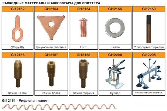 OT-шайба для споттера 50шт. G.I. KRAFT GI12152 Харьков - изображение 4