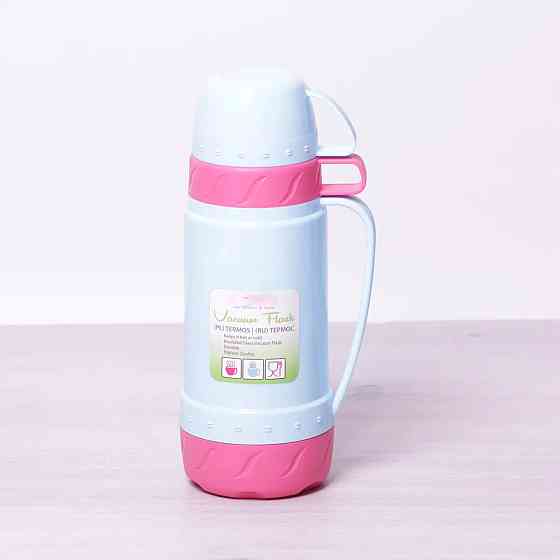 Термос питний з двома чашками Frico FRU-268-Blue 600 мл блакитний Київ