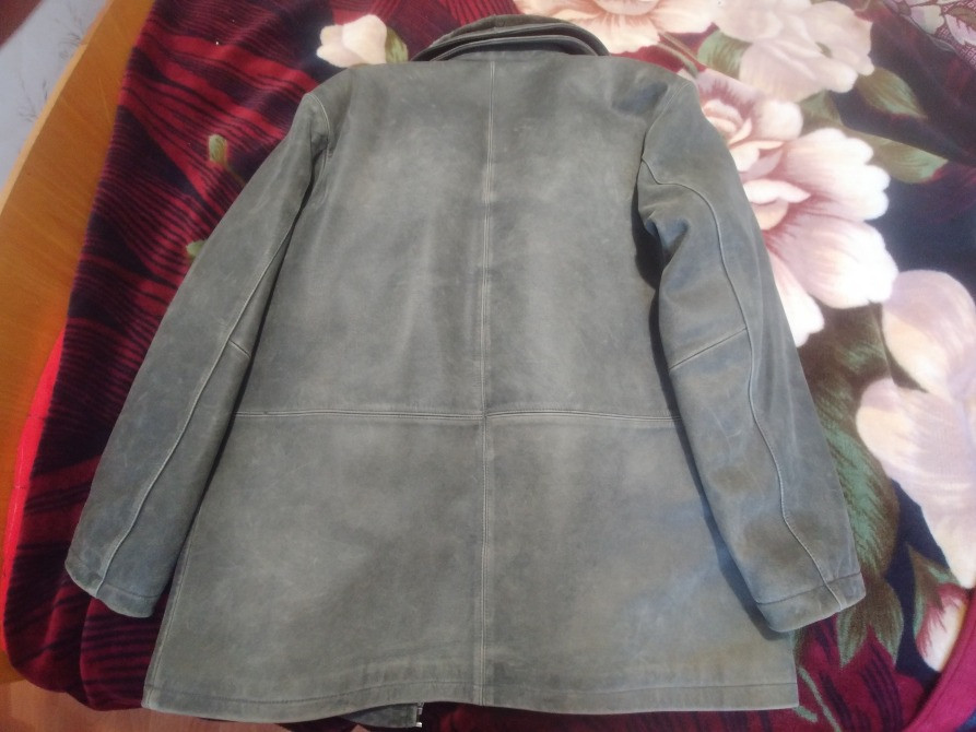 Куртка кожаная мужская всесезонная (52-54р) (зима, весна, осень) Лубни - зображення 4