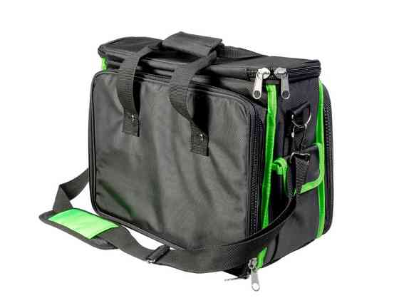 Сумка для инструментов монтерская MASTERTOOL 400х180х310 мм 30 карманов усиленное дно съемный ремешо Харків