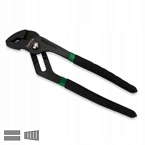 Клещи трубные переставные TOPTUL 10" 240mm DDAA1210 Харьков