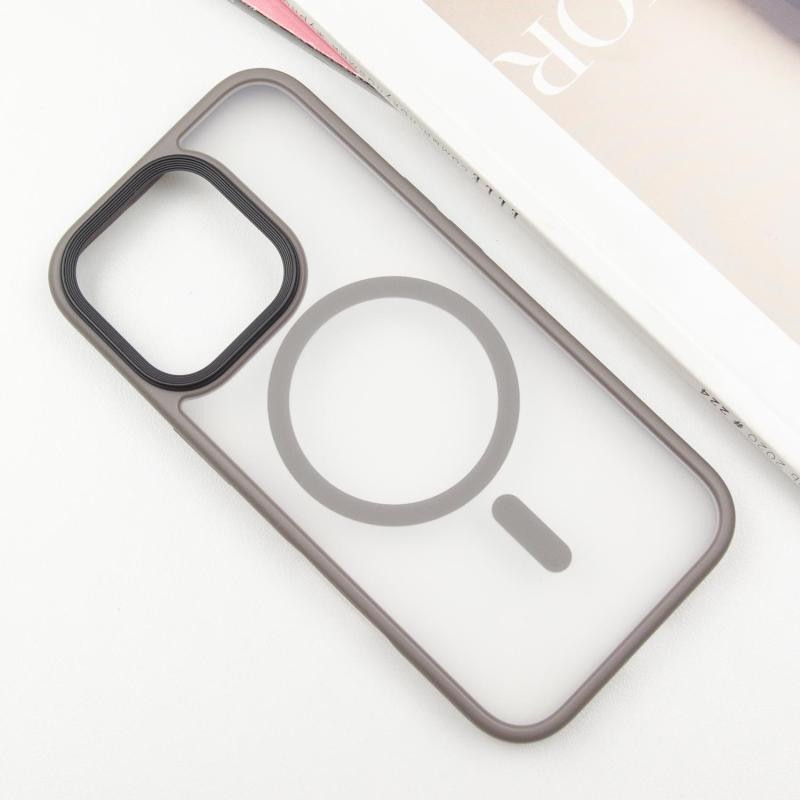 TPU+PC чехол Metal Buttons with Magnetic Fit для Apple iPhone 16 Pro Max (6.9") Херсон - зображення 8