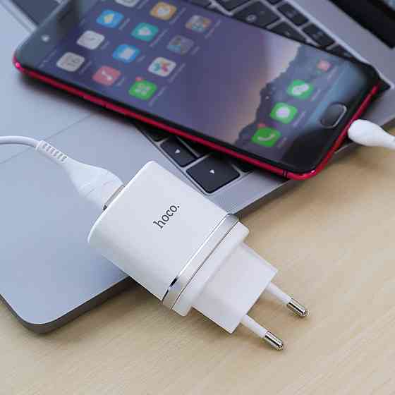 СЗУ Hoco C12Q Smart QC3.0 3A (1USB-A) + кабель USB to MicroUSB Херсон