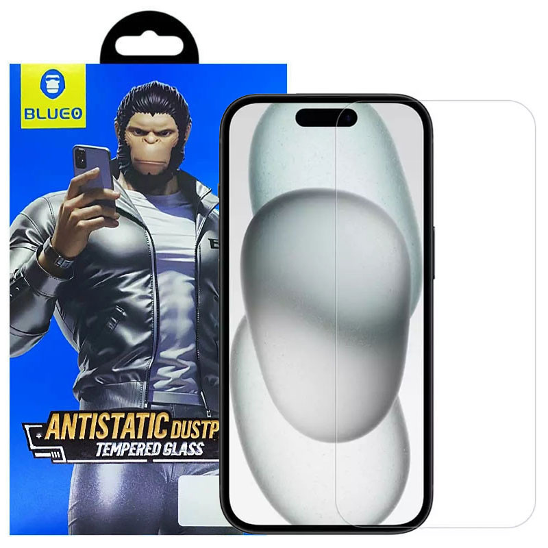 Защитное 2.5D стекло Blueo Full Cover HD Clear для Apple iPhone 15 Pro Max (6.7") Херсон - зображення 1
