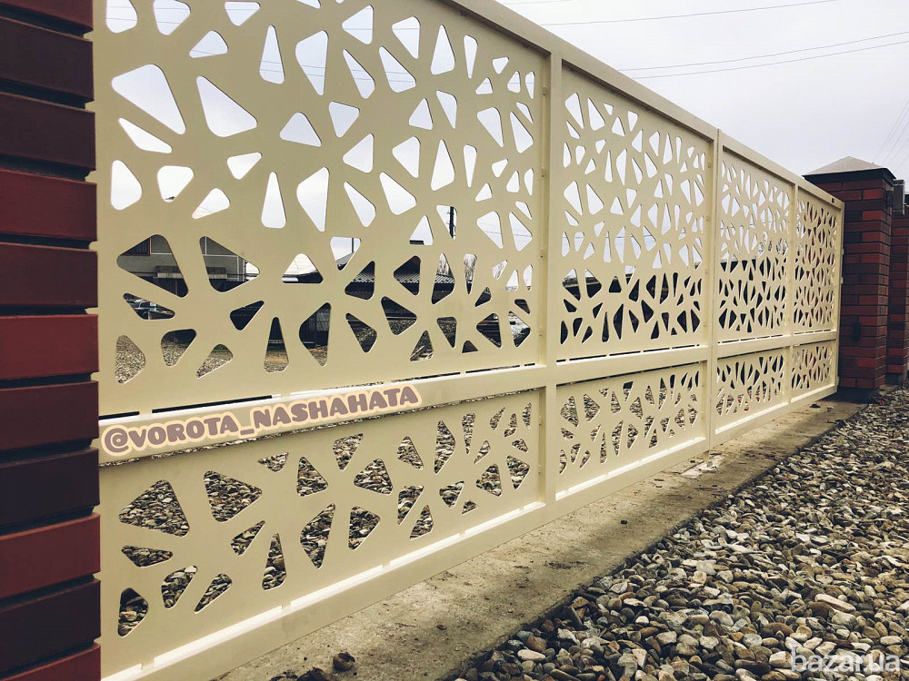 Декор панель ворота калитка,ограждение коттеджа.Киевская область Тараща.Монтаж под ключ Тараща - зображення 2