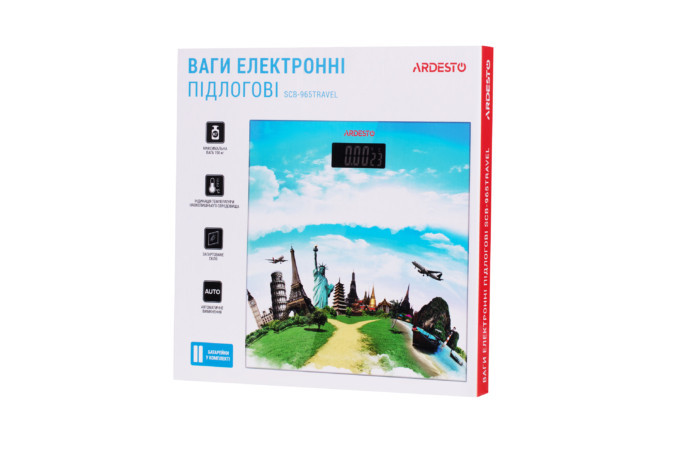 Весы напольные электронные Ardesto Travel SСB-965-TRAVEL 150 кг Київ - зображення 4
