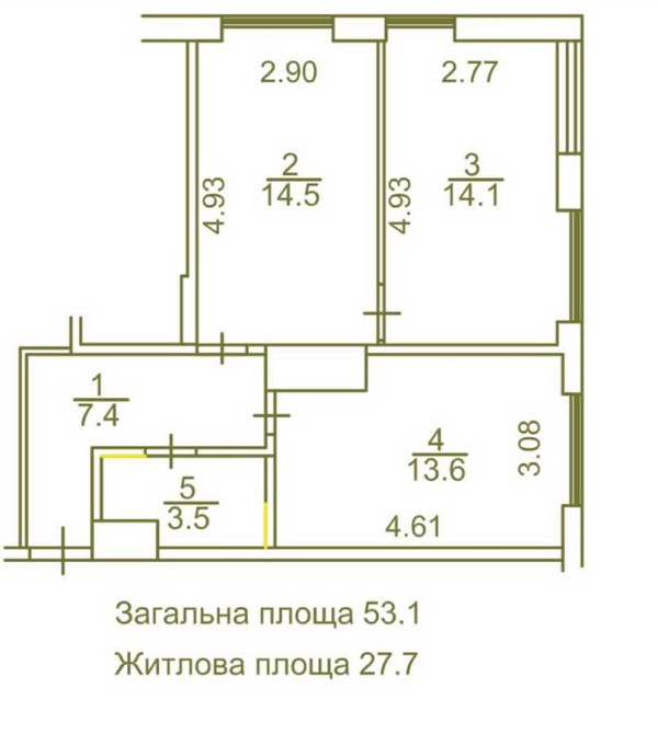 продажа 2-к квартира Киев, Подольский, 125000 $ Київ - зображення 9