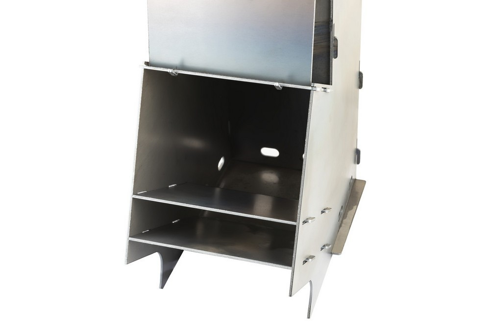 Печь туристическая ГОСПОДАР РАКЕТА складная 375х140х285 мм 92-0363 Харків - зображення 6