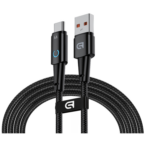 Кабель ArmorStandart AT-AC USB to Type-C 66W 1,2m Black (ARM75867) (Код товару:43388) Харків - зображення 1