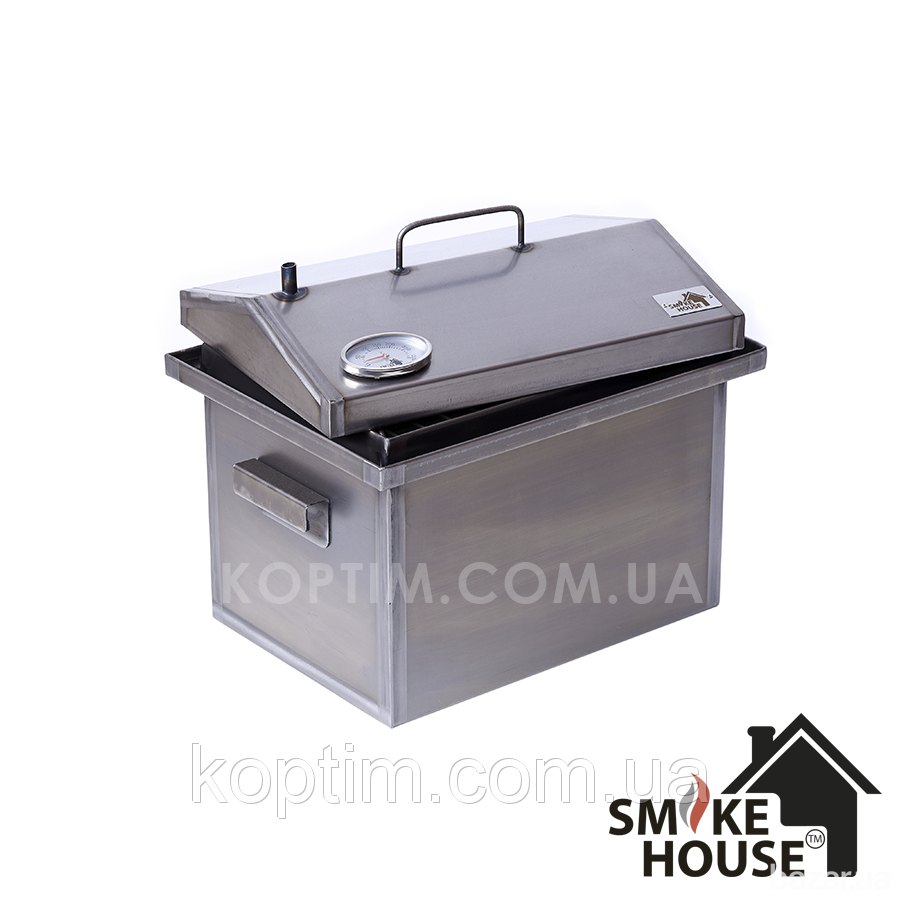 Коптильня с термометром SmokeHouse M Original Харьков - изображение 2