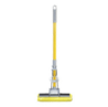Швабра с отжимом ТМ Мій Дім Soft с мягкой губкой серо-желтая Київ