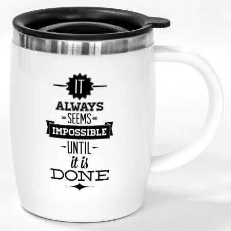 Термокухоль Krauff 26-285-003 400 мл білий Київ - зображення 1