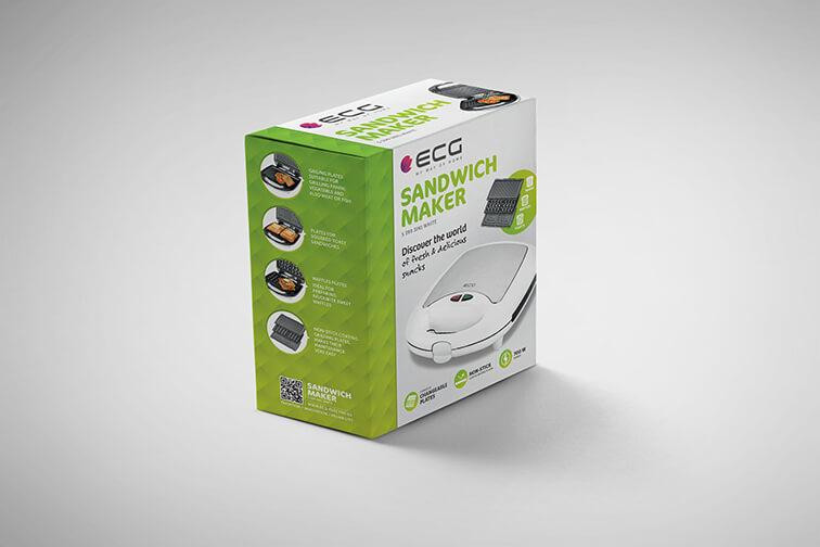 Сэндвичница 3в1 White EСG S-399-white Київ - зображення 2