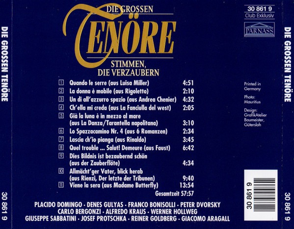 CD Die Grossen Tenöre (Stimmen, Die Verzaubern) Винница - изображение 4