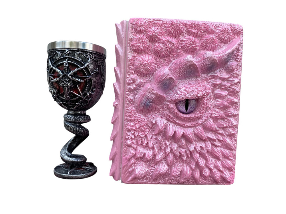 Подарочный набор Бокал 3 Бафомет и Блокнот 3 «Дракон Единорога» Київ - зображення 1