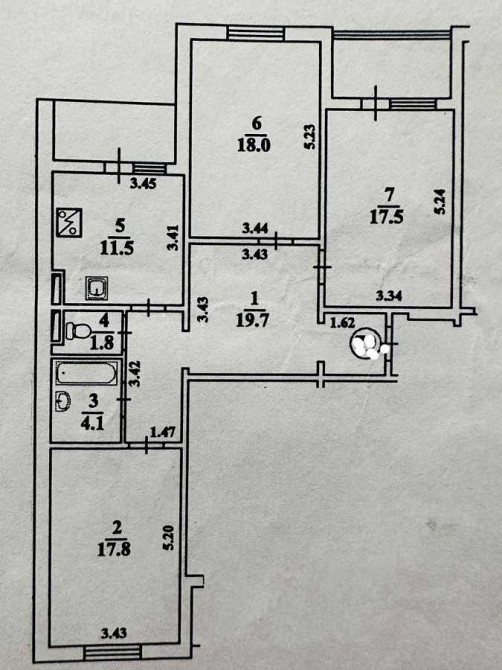 продажа 3-к квартира Киев, Деснянский, 110000 $ Київ - зображення 6