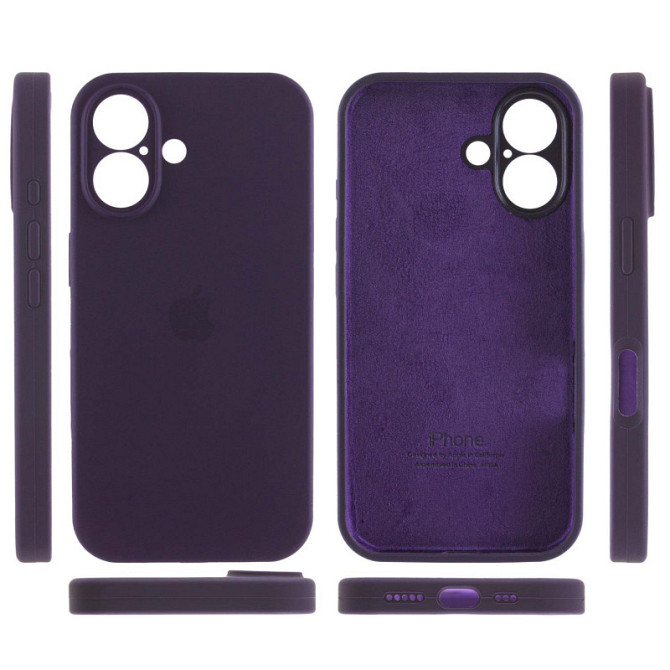 Чехол Silicone Case Full Camera Protective (AA) для Apple iPhone 16 (6.1") Херсон - изображение 4