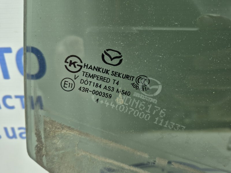 Стекло двери заднее правое Mazda 3 2013-2019 BHS2-72-510 (Арт. 50186) Київ - зображення 3