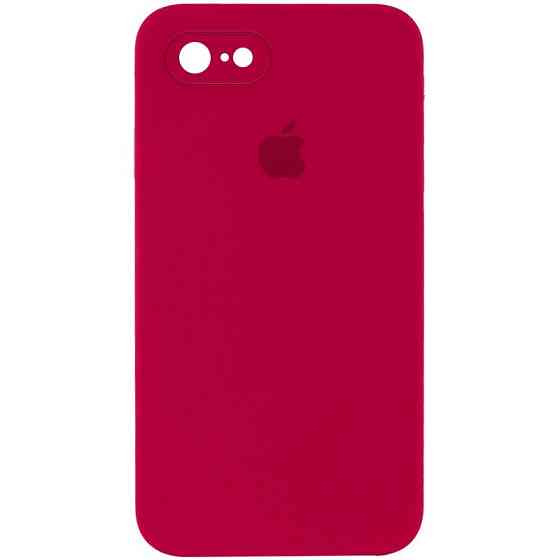 Чехол Silicone Case Square Full Camera Protective (AA) для Apple iPhone 7/8/SE (2020) (4.7") Херсон