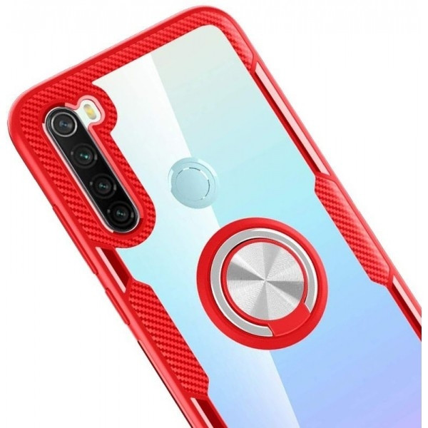 Epik Чохол Deen Crystal Ring Xiaomi Redmi Note 8 безбарвний/Red (Код товару:14992) Харків - зображення 2