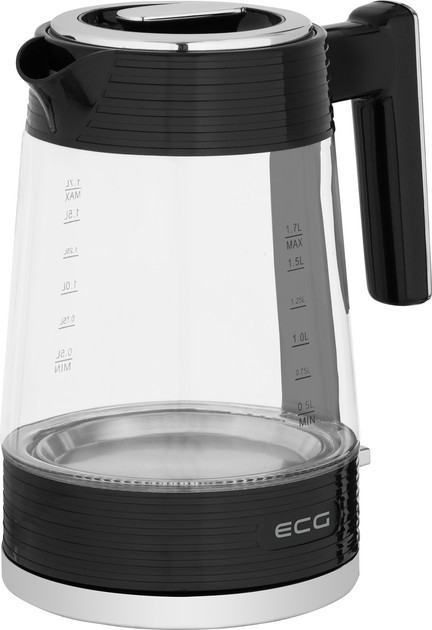 Электрочайник EСG RK 1750 Stripe 1.7 л черный Київ - зображення 1