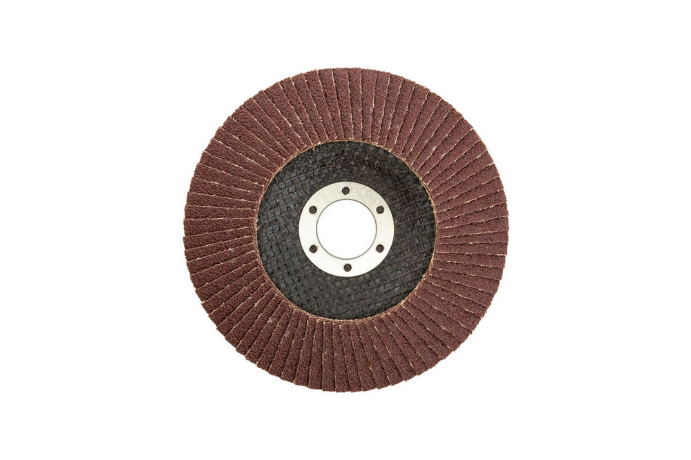 Диск шлифовальный лепестковый конусный MASTERTOOL Т29 зерно 80 125х22 мм 08-3208 Харьков - изображение 3