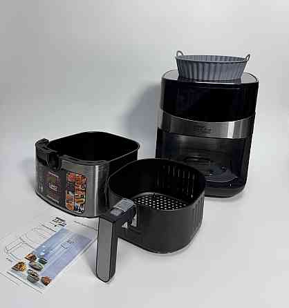 Аэрогриль мультипечь на два тэна с силиконовой формой Zepline ZP-00233 6.5 л 4200 Вт Київ