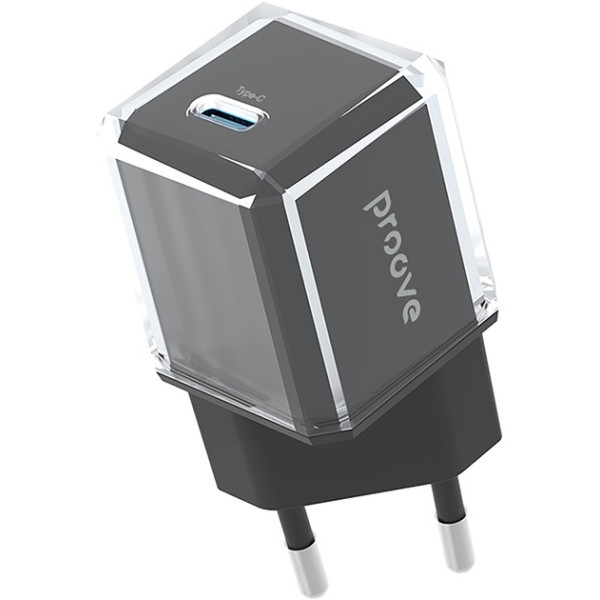 Мережевий зарядний пристрій Proove Pure GaN 30W Type-C Black (WCPU30012201) (Код товару:41158) Харків - зображення 1