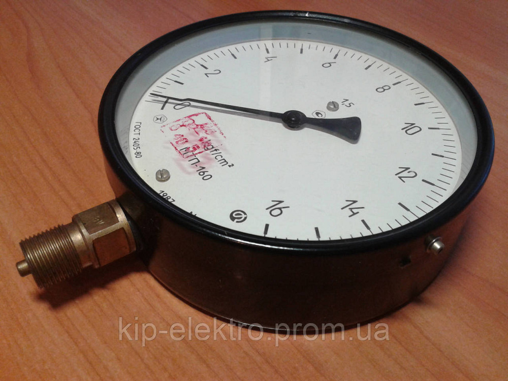 Манометр показывающий МТП-160 (МТП 160, МТП160, МТП) - радиальный штуцер (РШ), осевой штуцер (ОШ), с Київ - зображення 7