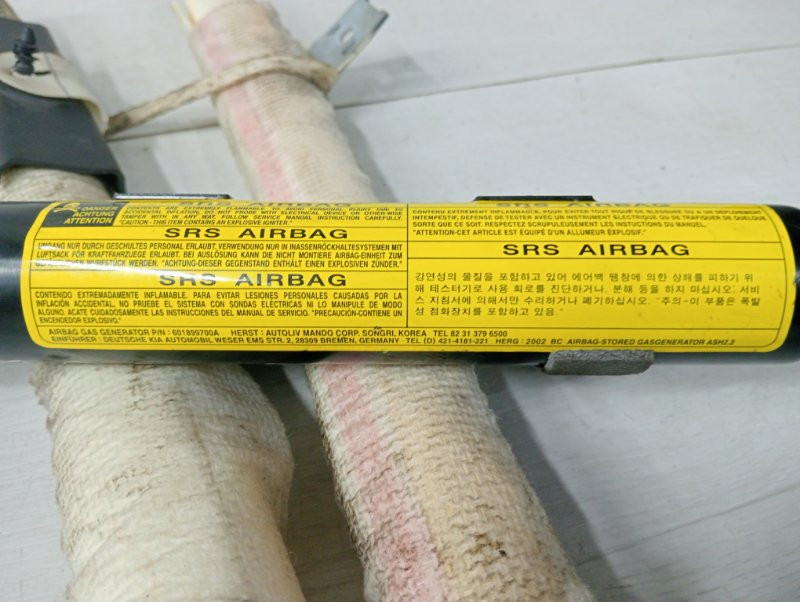 Airbag потолка(шторка) правый Kia Sorento 2002-2011 569603E500 (Арт. 58797) Київ - зображення 3