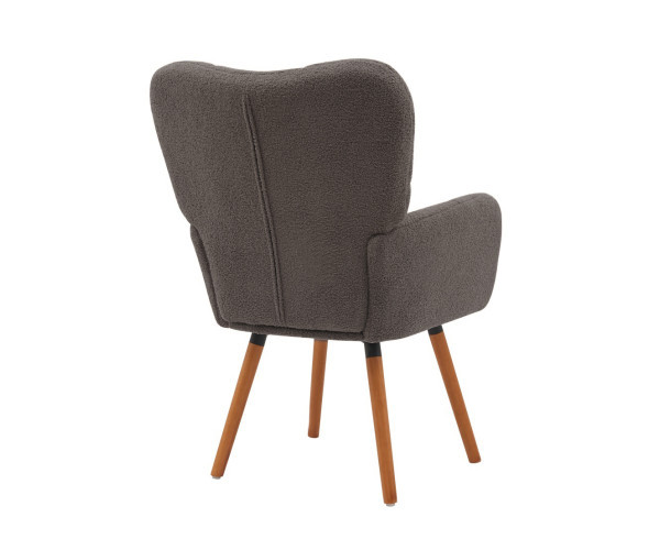 Крісло Флор тканина сіра букле тедді Днепр - изображение 4