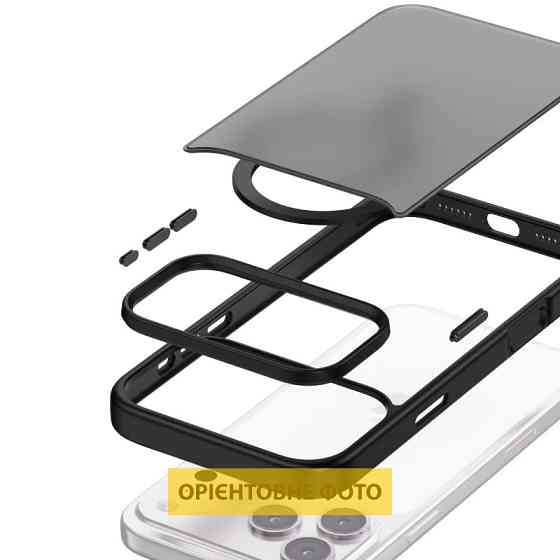 TPU+PC чехол Metal Buttons with MagSafe Colorful для Apple iPhone 17 (6.3") Херсон