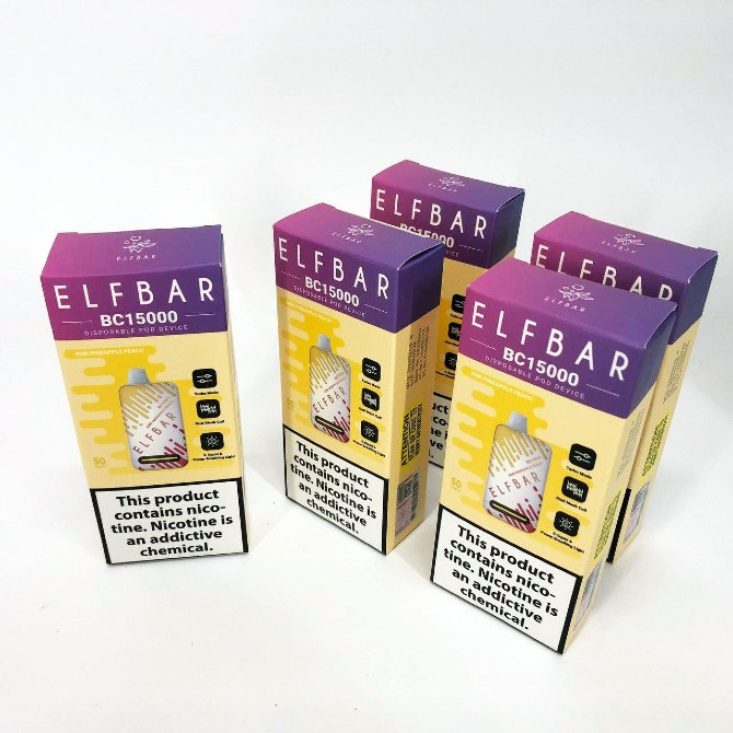 Е-сигарета ELF BAR 5% 15000 тяг, Ківі Ананас Персик Киев - изображение 5
