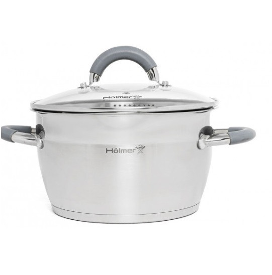 Каструля з кришкою Holmer Chef Assistant CR-16536-SSGD 3.4 л Київ - зображення 1